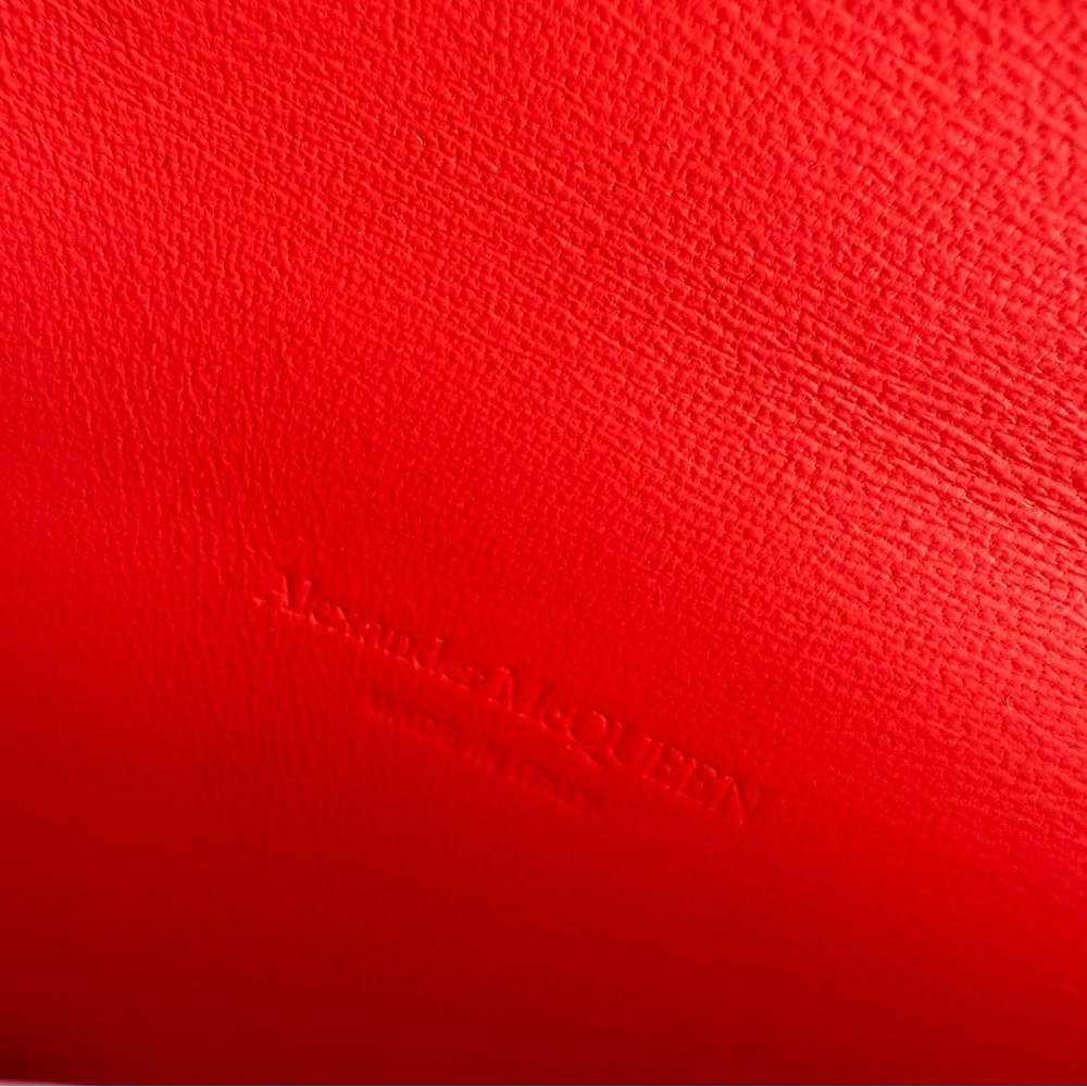 Alexander McQueen Skull Clasp Envelope Clutch Purse - Picture 6 of 6